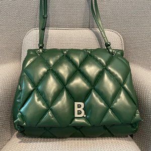 Balenciaga Puffy touch green bag